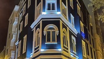 Front of property – evening/night