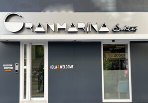 Entrada de la propiedad