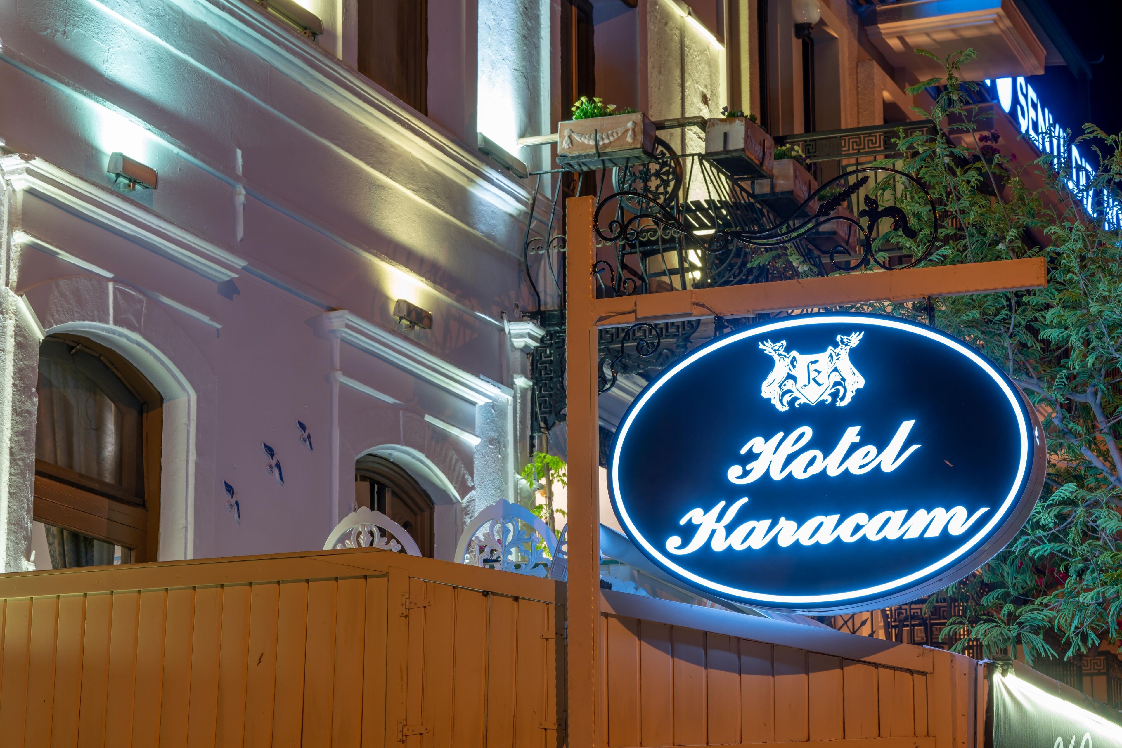 front of property – evening/night