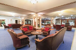 Sitteområde i lobbyen