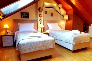 Huvila, 5 makuuhuonetta | 5 makuuhuonetta, ylelliset vuodevaatteet, untuvapeitot