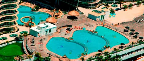 Indoor pool, outdoor pool