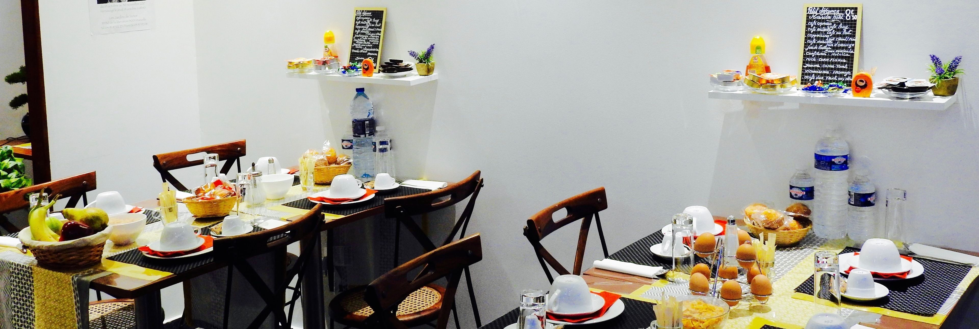 daily buffet breakfast (eur 10.5 per person)