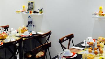 Daily buffet breakfast (EUR 10.5 per person)