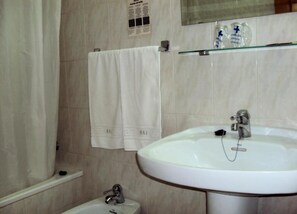 Free toiletries, hair dryer, towels