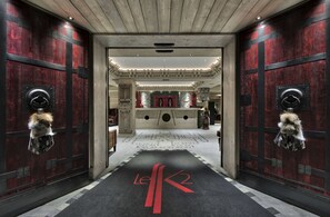 Interior entrance