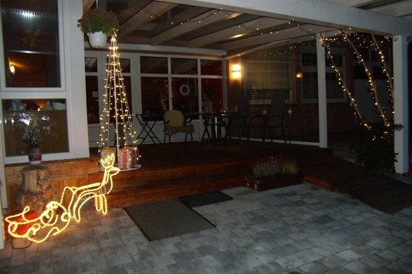 Façade de l’hébergement - soirée/nuit