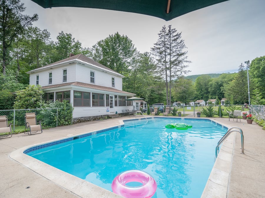 Seasonal outdoor pool