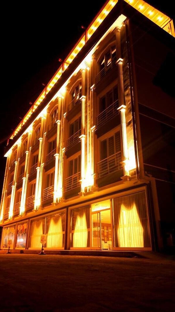 Front of property – evening/night