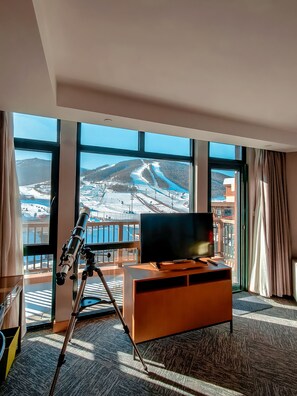 ห้องพัก, 1 ห้องนอน (View) | เครื่องนอนระดับพรีเมียม, ผ้านวมขนเป็ด, เตียง Select Comfort