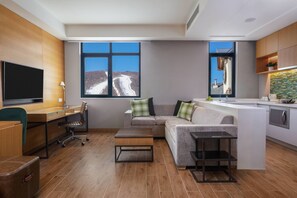 Executive Suite, 1 Bedroom | Living room | 42-inch LED TV with satellite channels, TV - Element Chongli (Zhangjiakou)