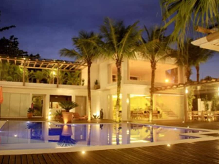 Indoor pool, outdoor pool, pool umbrellas, sun loungers