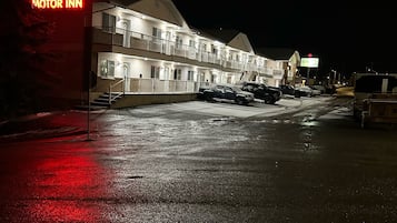 Front of property – evening/night