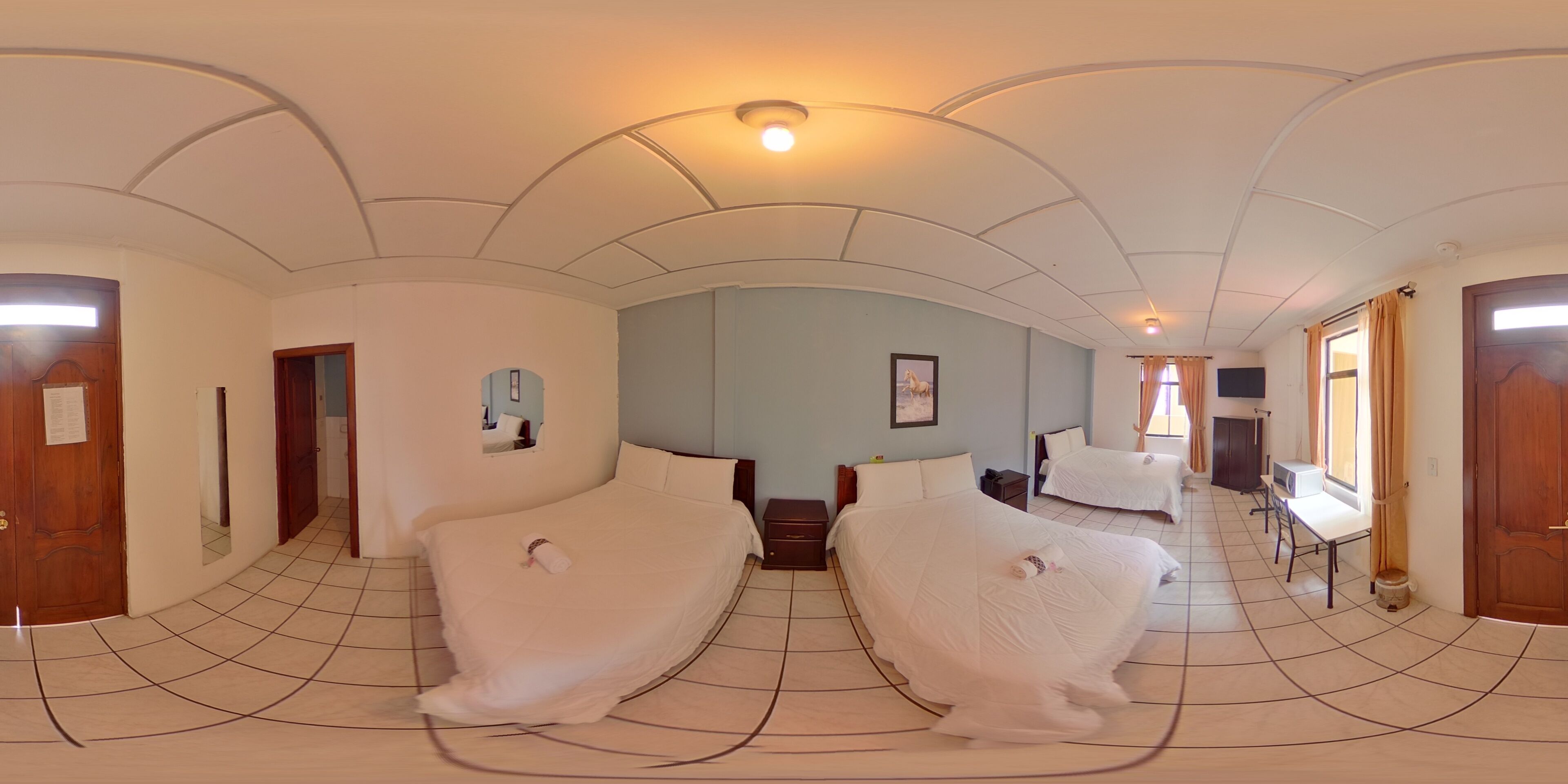 Free WiFi, bed sheets