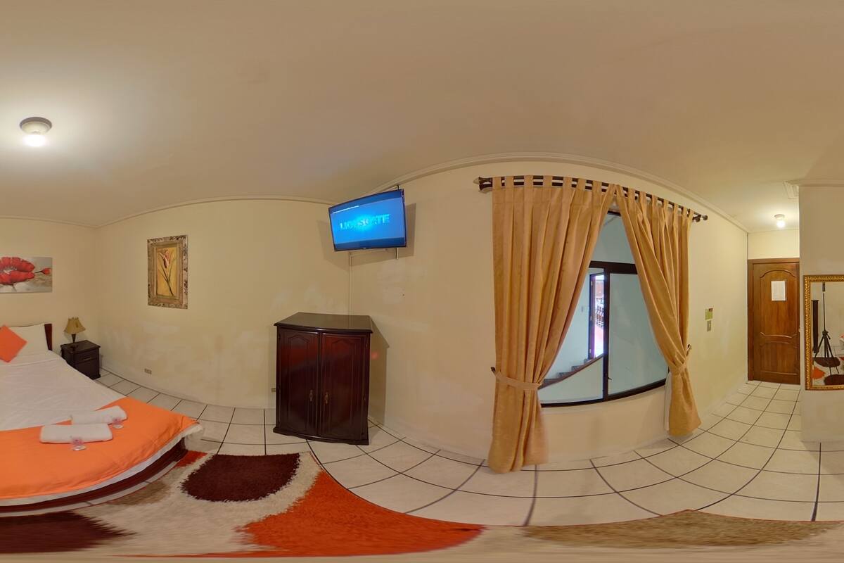 Quarto casal | Wi-Fi de cortesia, roupa de cama