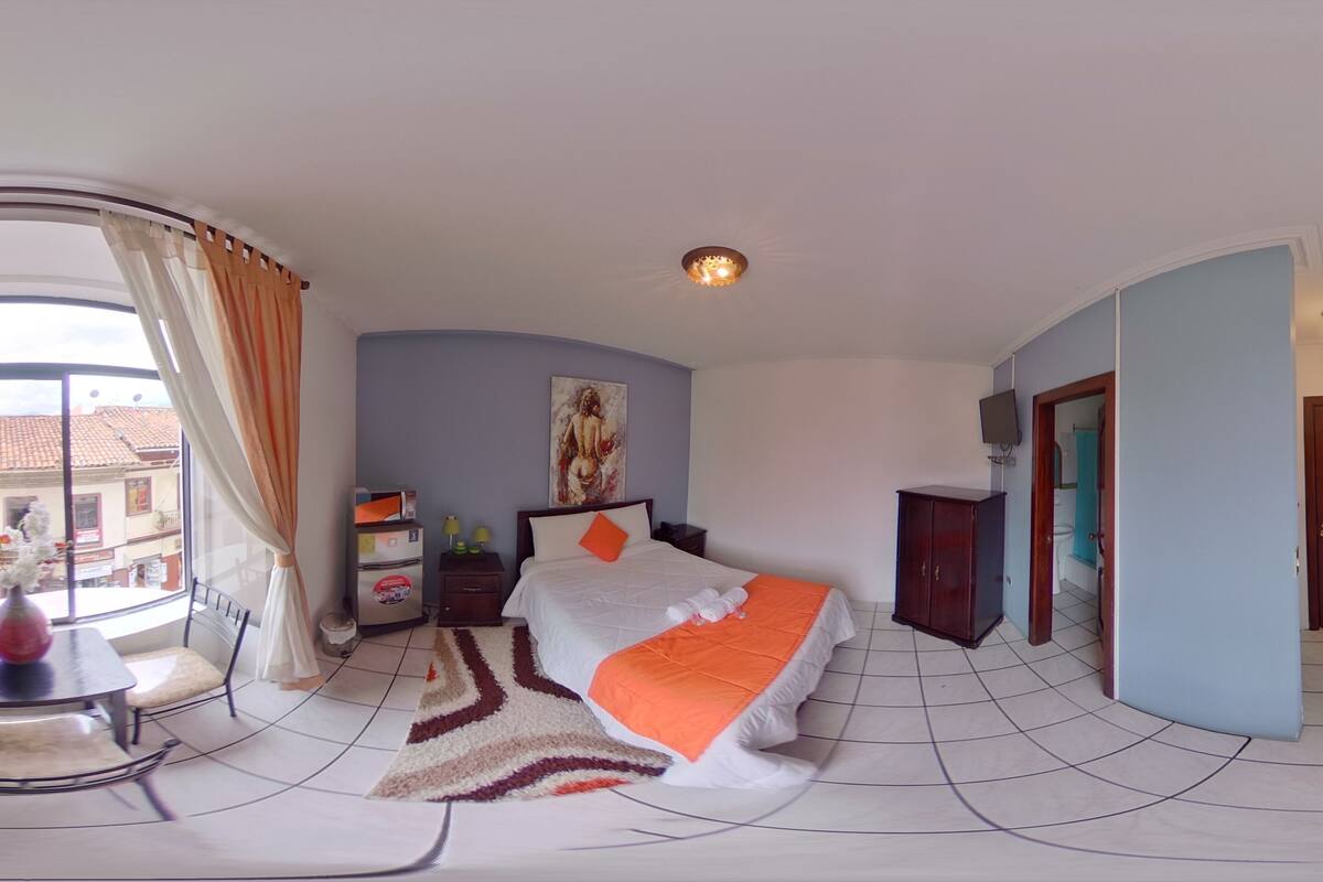 Quarto casal, vista para a montanha | Wi-Fi de cortesia, roupa de cama