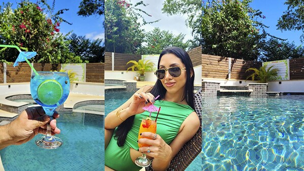 Outdoor pool, open 10:00 AM to 8:30 PM, pool loungers - Pousada do Tenório (Ubatuba)