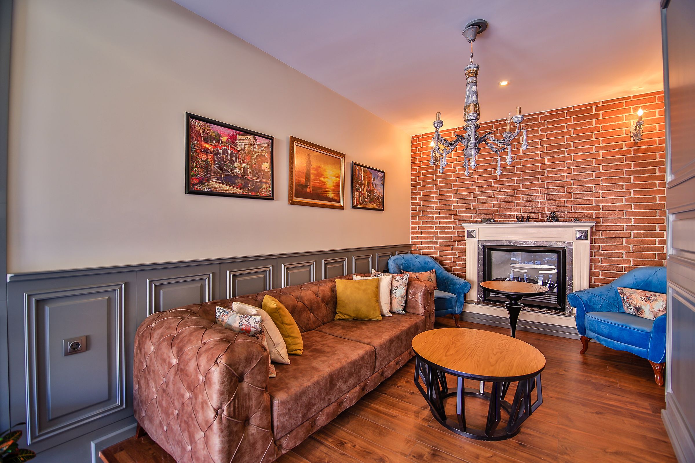 Sala de estar en el lobby