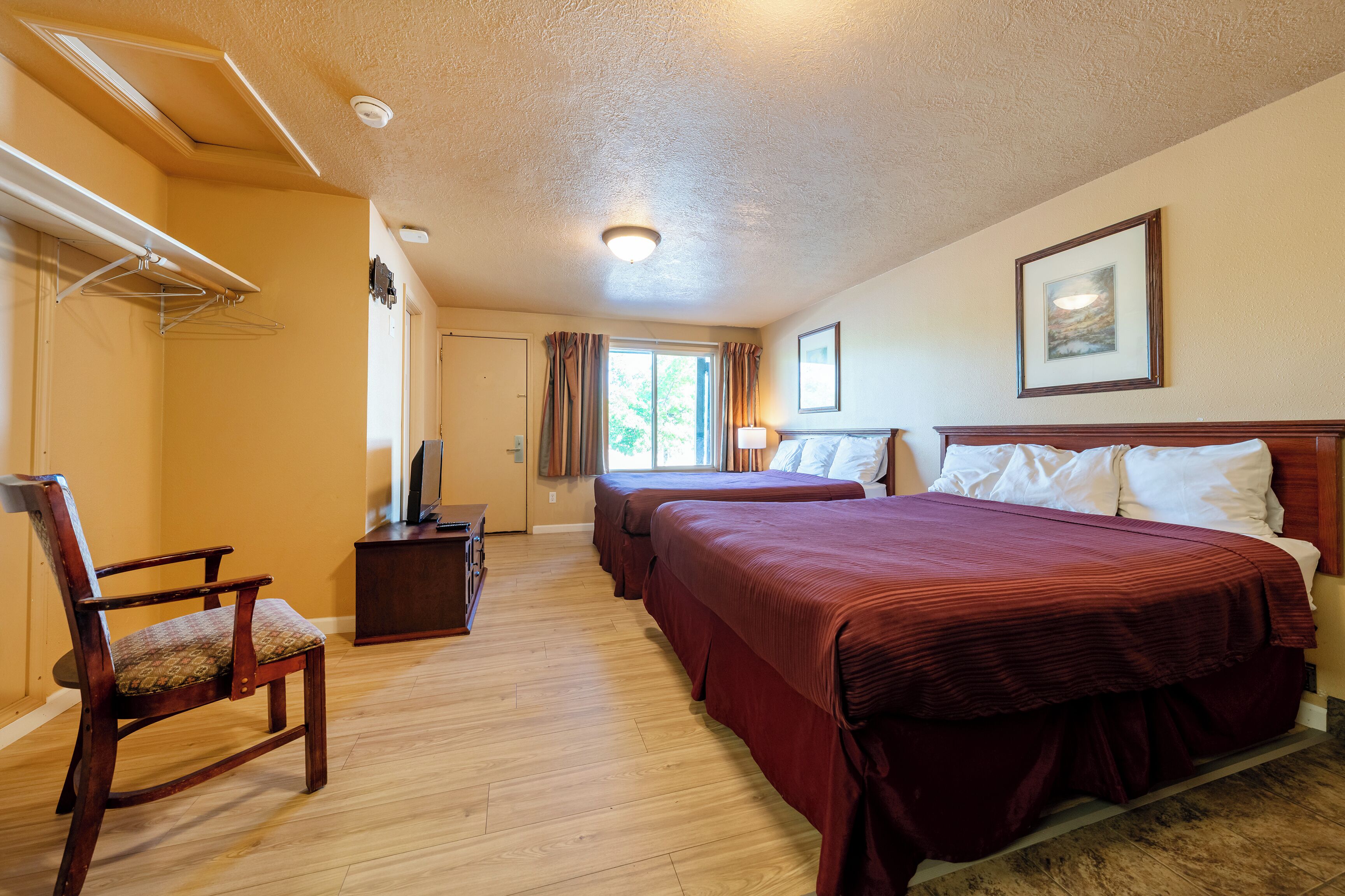 Room, Non Smoking, Kitchenette (2 Full Beds) | In-room safe, iron/ironing board, free WiFi, bed sheets