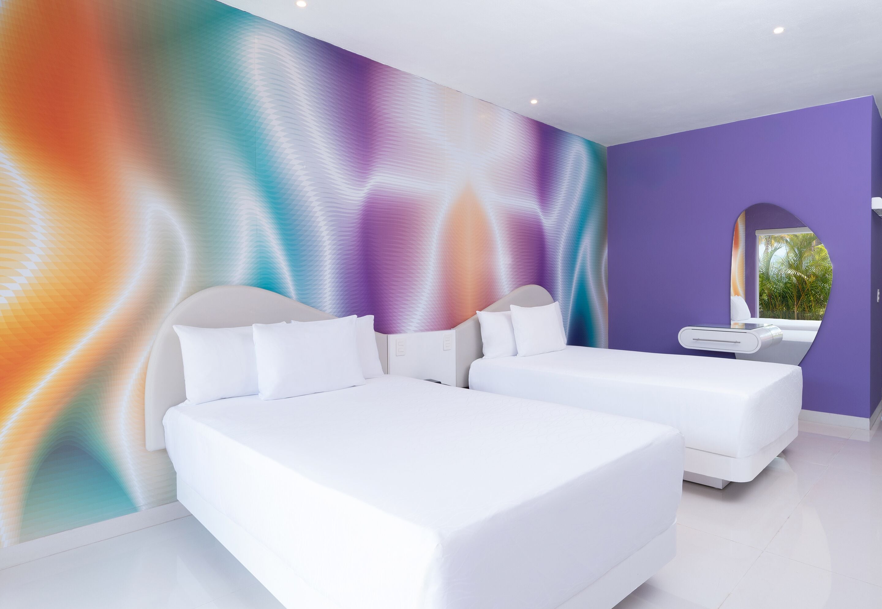 Hypo-allergenic bedding, minibar, in-room safe, individually decorated