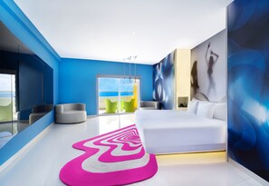 Lush Tower Oceanfront Suite    | Premium bedding, minibar, in-room safe, individually decorated