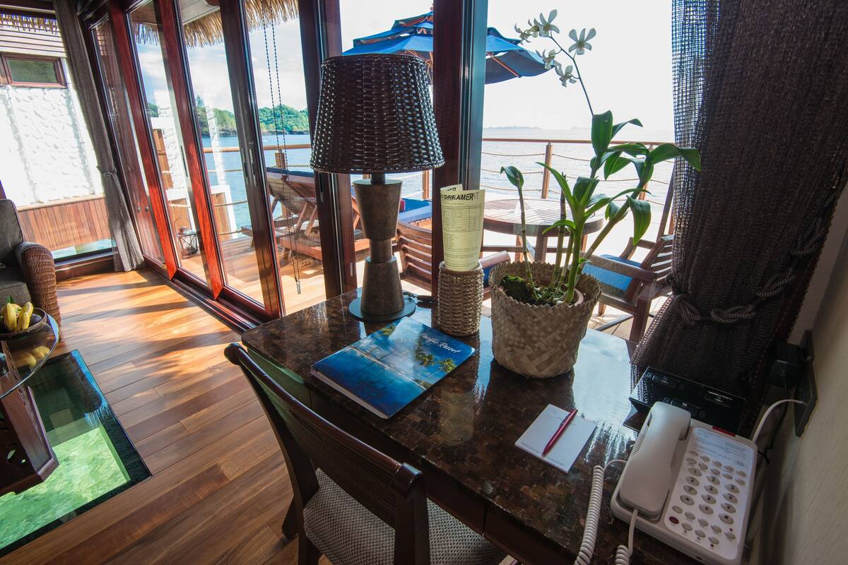 overwater bungalow | room amenity