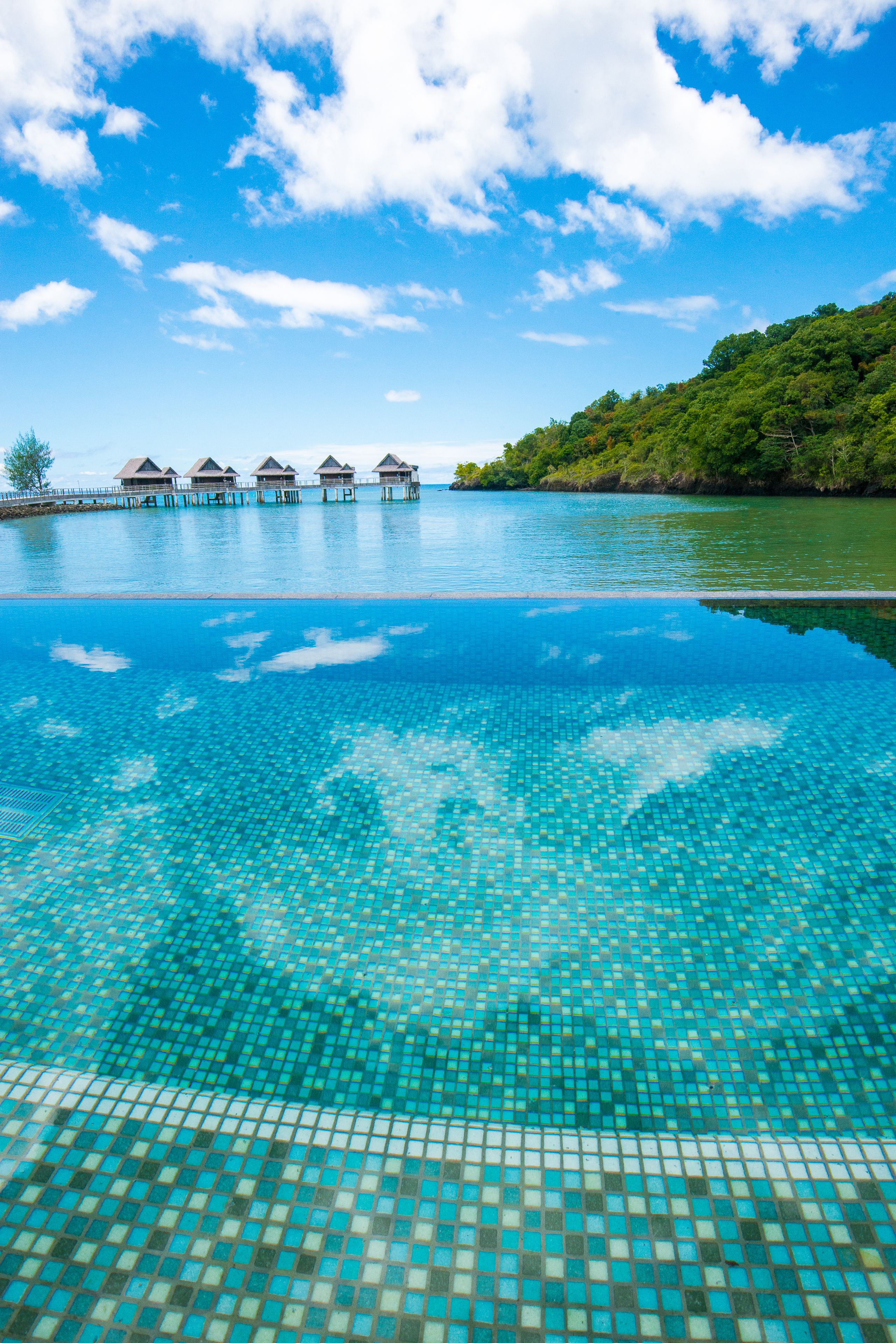 lagoon view pool villa | terrace/patio