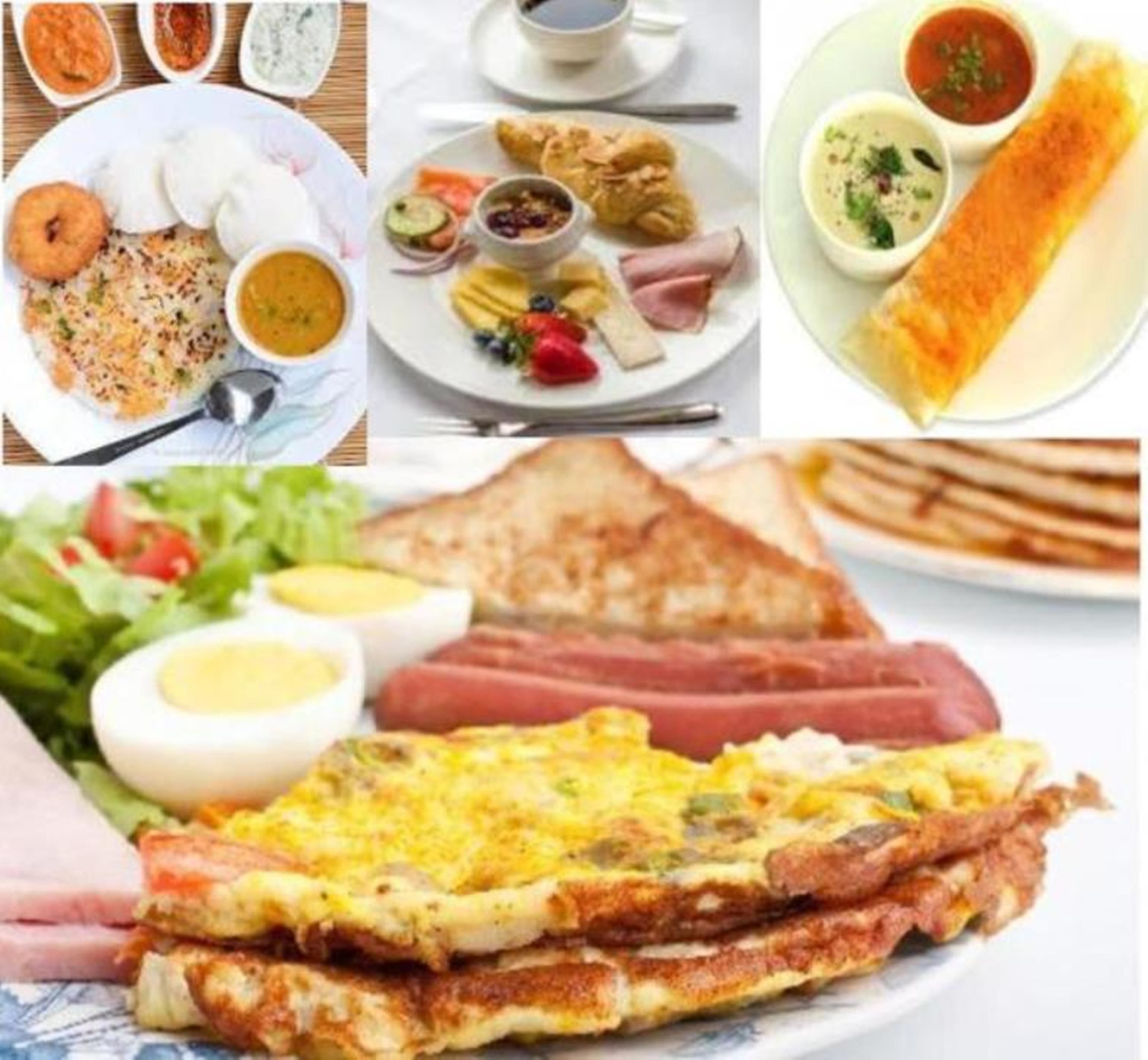 daily buffet breakfast (inr 475 per person)