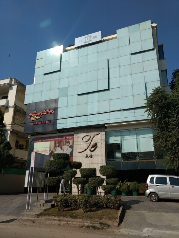 Façade de l’hébergement