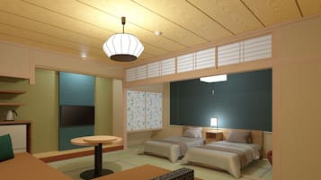 和室 禁煙 | デスク、WiFi (無料)