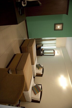Living room - Hotel Siddharta (Mysore)