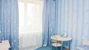 Desk, iron/ironing board, cots/infant beds, rollaway beds