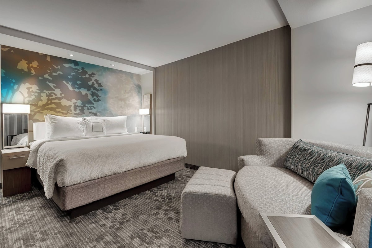 room, 1 king bed with sofa bed, non smoking | desk, soundproofing, iron/ironing board, free wifi