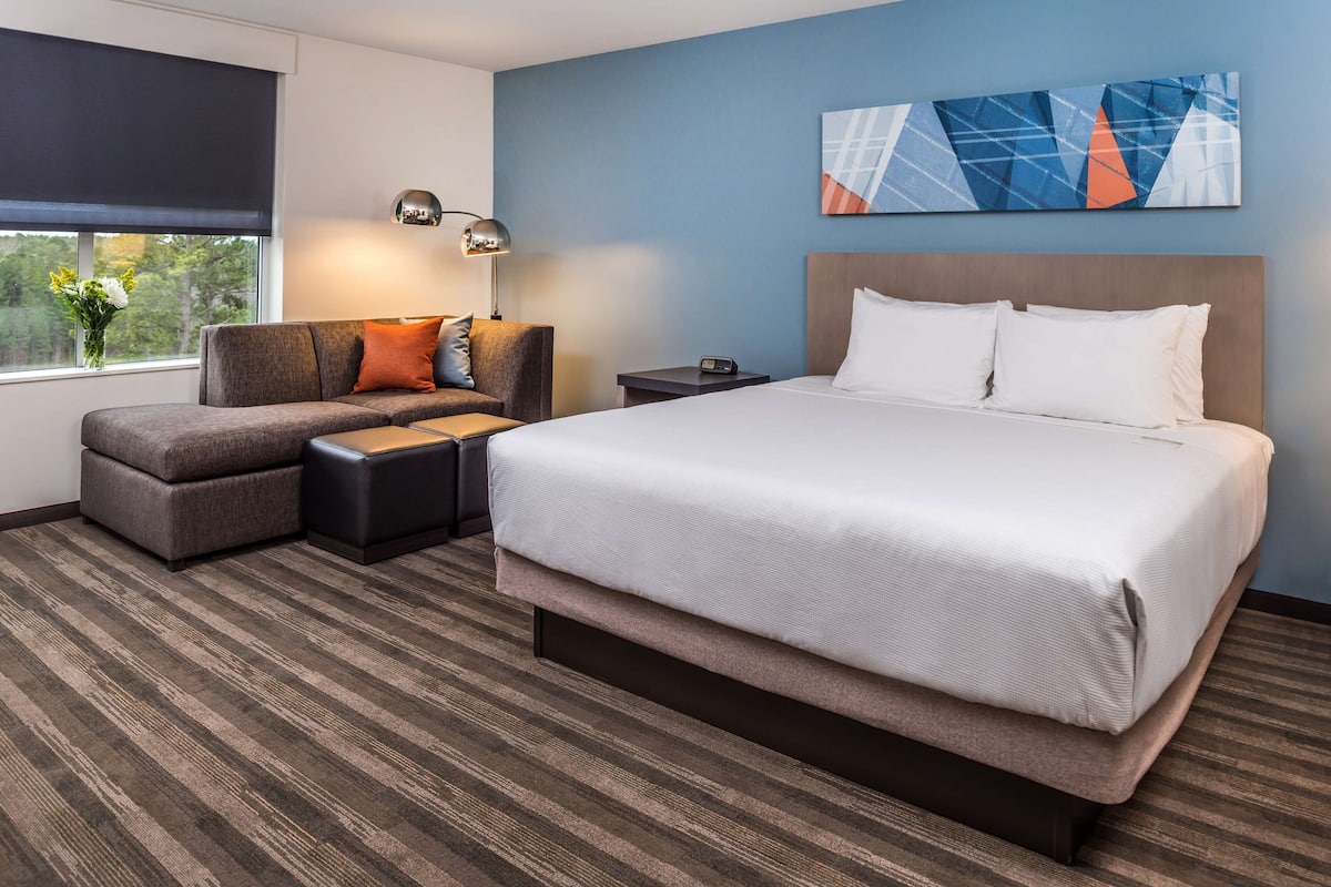 In-room safe, desk, blackout curtains, iron/ironing board