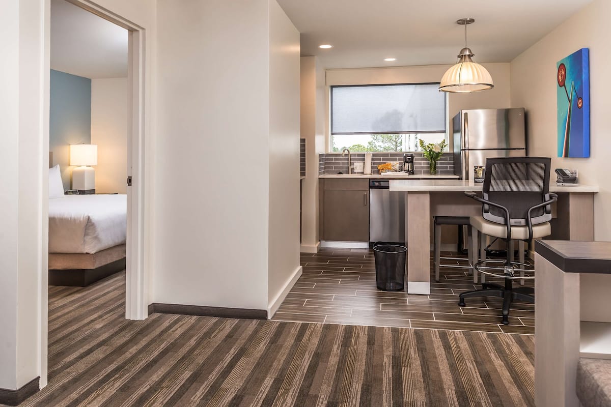 in-room safe, desk, blackout curtains, iron/ironing board