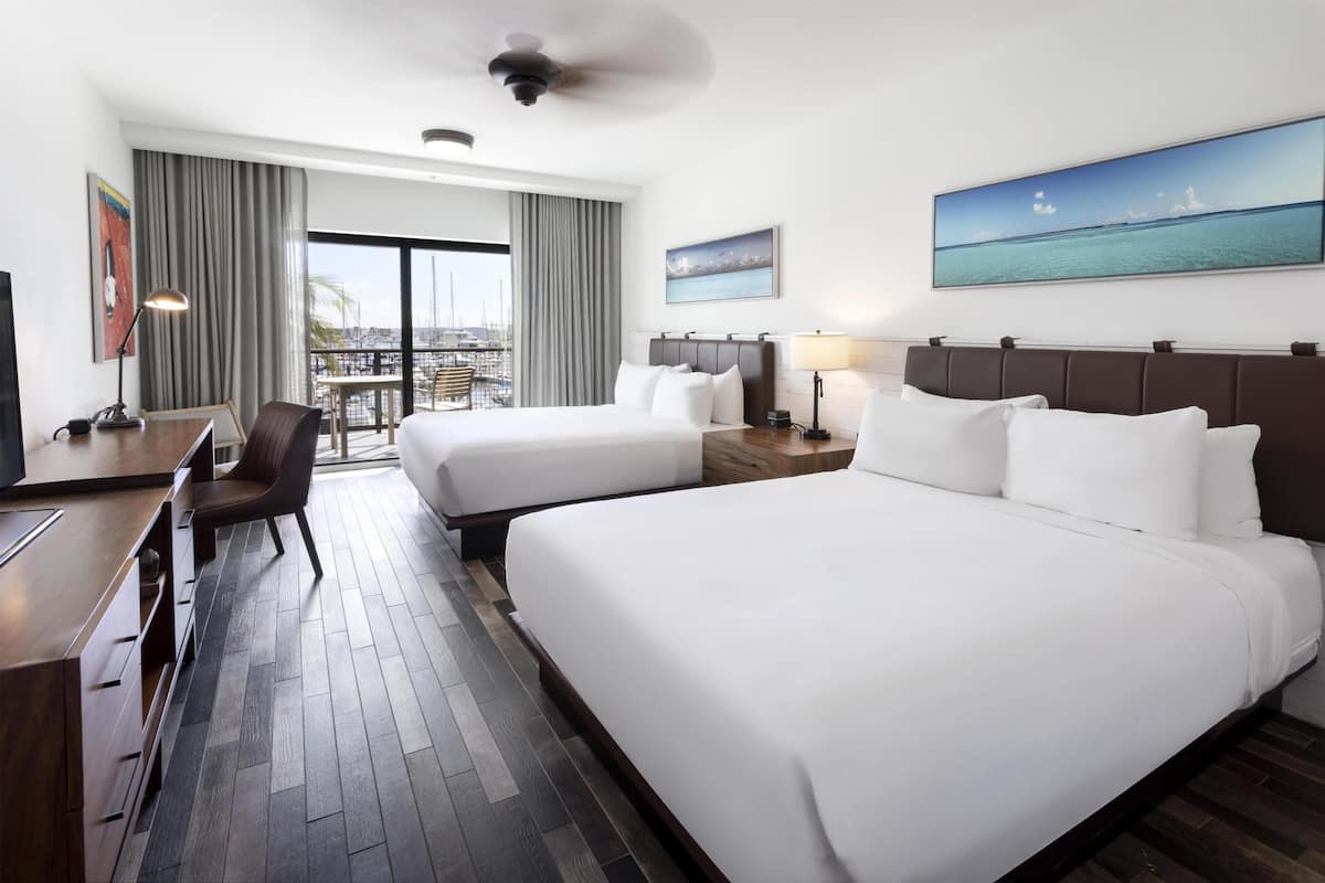 Premium bedding, pillowtop beds, in-room safe, desk