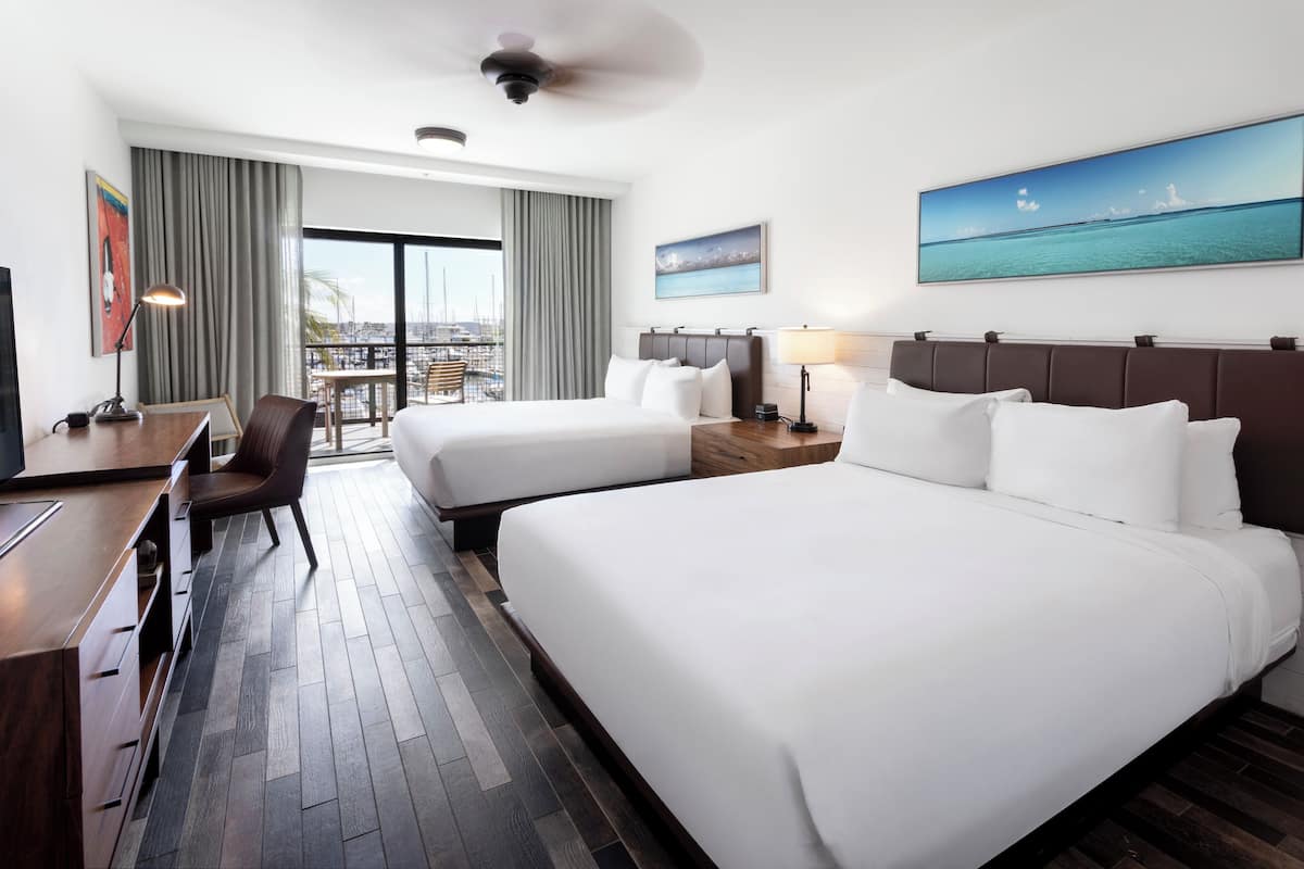 Room, 2 Queen Beds (Stock Island) | Premium bedding, pillowtop beds, in-room safe, individually decorated