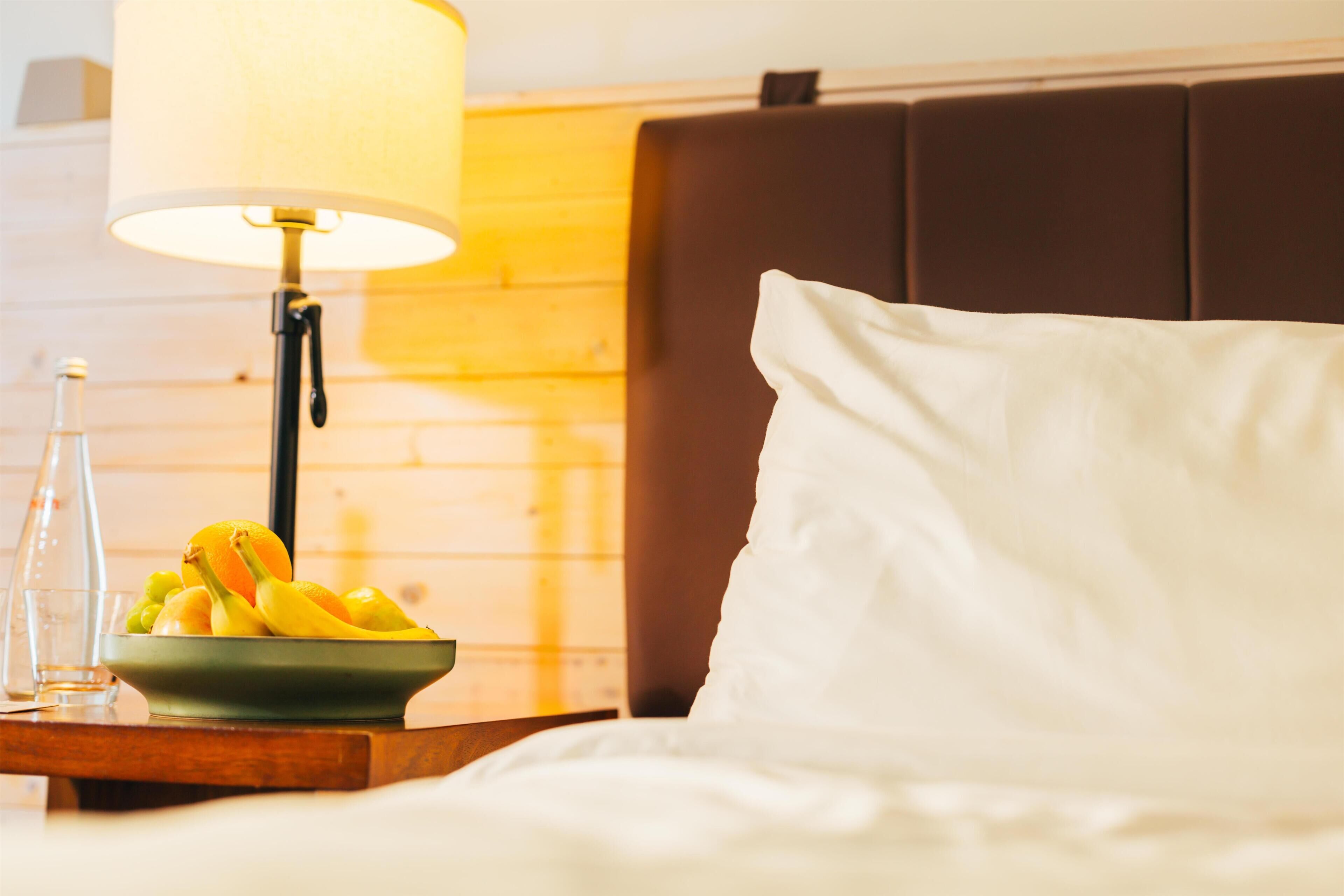 Premium bedding, pillow-top beds, in-room safe, individually decorated