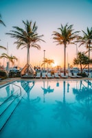 2 outdoor pools, open 8:00 AM to 10:00 PM, sun loungers