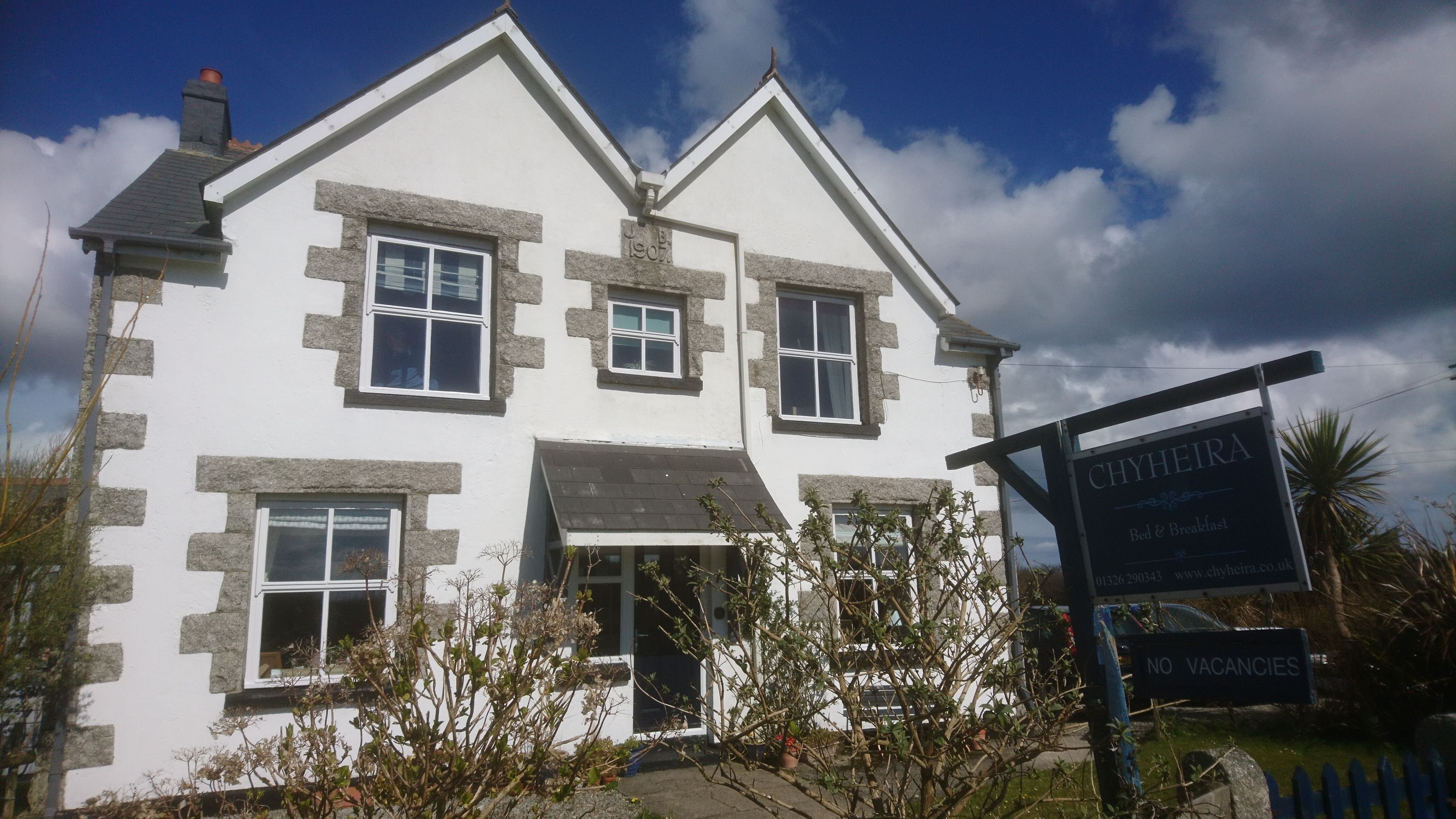 Majoituspaikan julkisivu