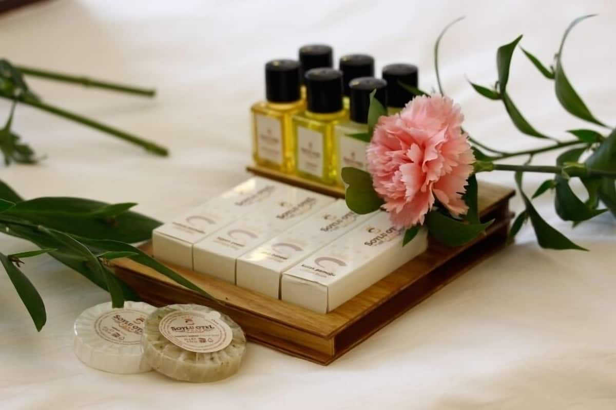 shower, free toiletries, hair dryer, bathrobes