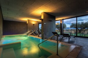 Sauna, steam room, Turkish bath/hammam, body treatments - Hotel Bodega Finca de Los Arandinos (Entrena)