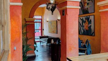 Interior entrance