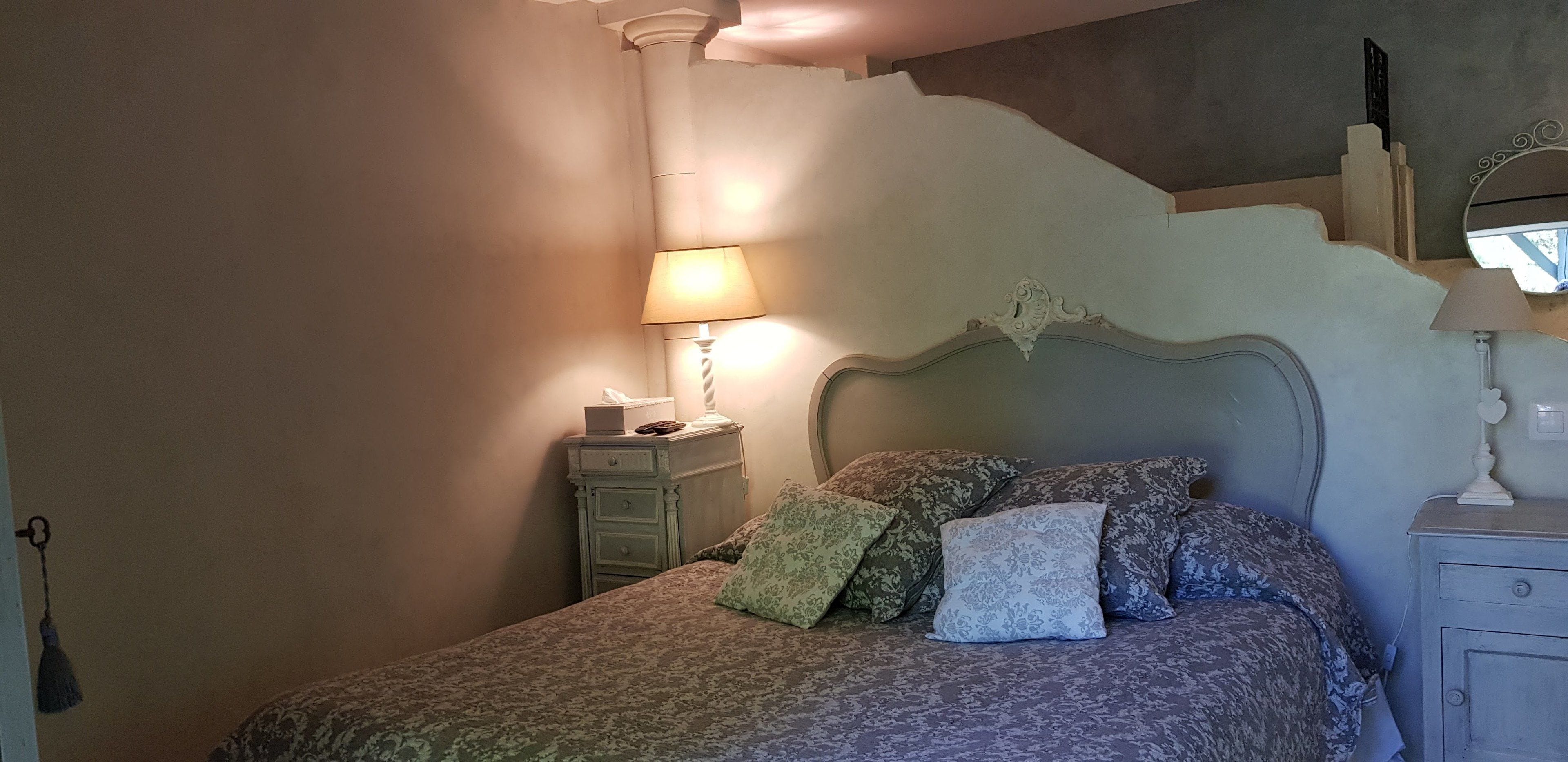 Premium bedding, Select Comfort beds, desk, blackout curtains