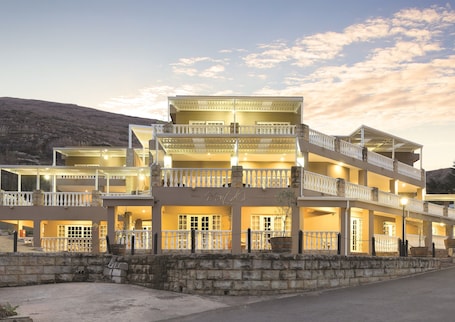 Front of property - evening/night