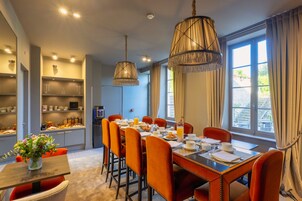 Daily buffet breakfast (EUR 16 per person)