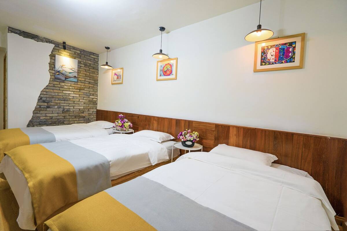 Family Triple Room, 1 Bedroom, Balcony, Courtyard Area