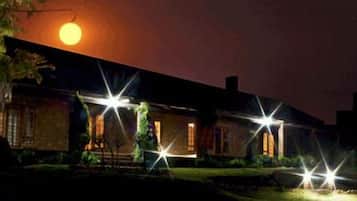 Front of property – evening/night