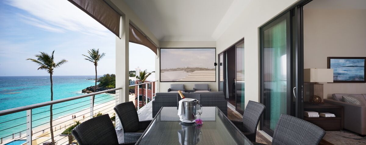 Two Bedroom Balcony Suite Ocean view | Minibar, coffres-forts dans les chambres, bureau, chambres insonorisées