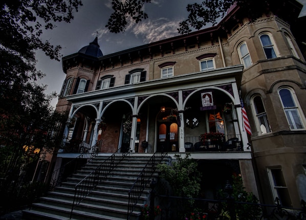 Front of property - evening/night